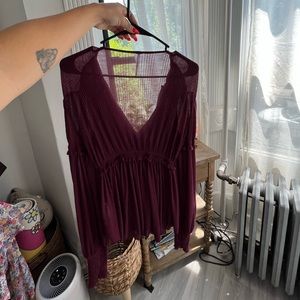 Free People Long Sleeve Blouse